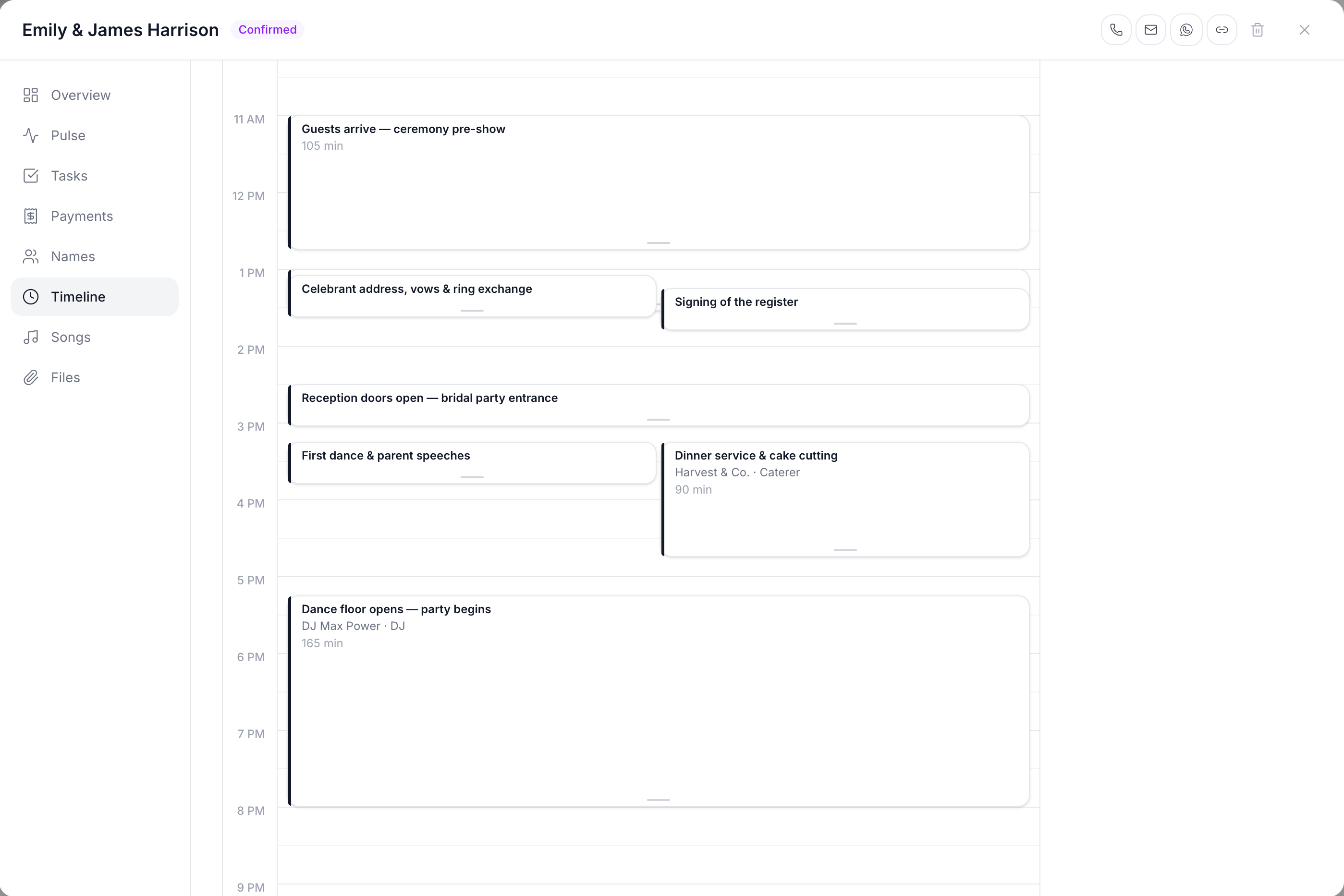 Timeline builder